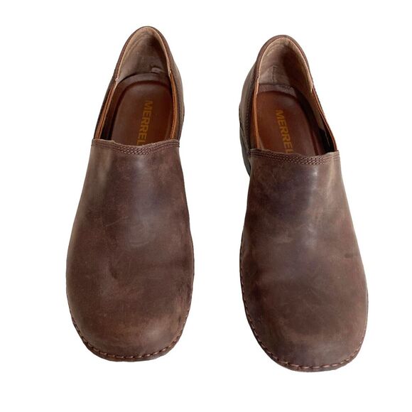 Merrell Emma Leather Brunette Shoes Clogs Comfort Women's Size 7 - J45650 - Picture 5 of 16